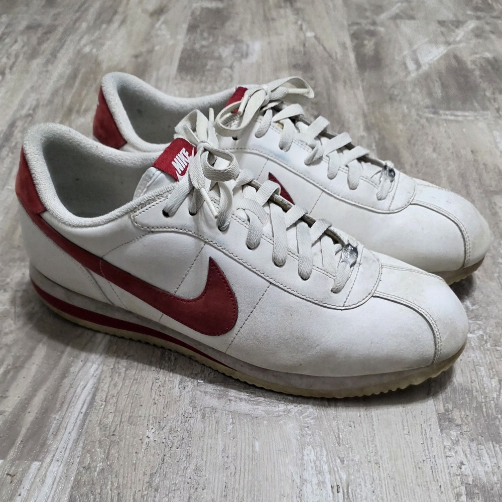 Nike Cortez Leather (2014) Shoes 316418-162 Varsity Red Mens Size 13 - Picture 2 of 10